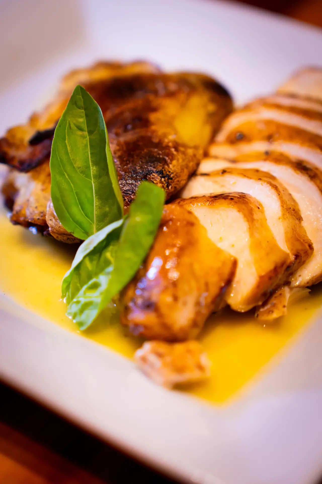 Pollo a la mostaza